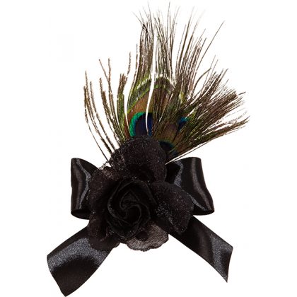 dámská černá ozdoba do vlasů