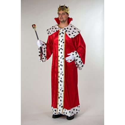 royal plášť červený královský