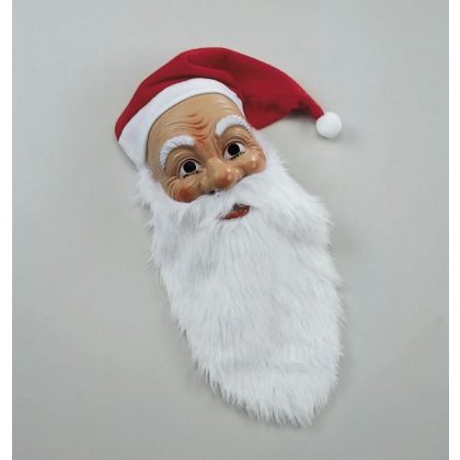 Santa s vousy a kapucí