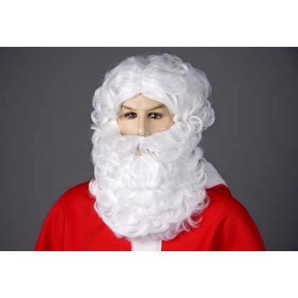 vánoční set: vous a paruka, matná bílá barva