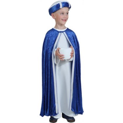 dětský turban modrý
