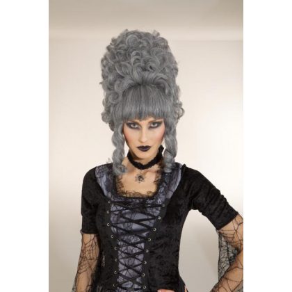 paruka lady Pompadur stříbrná melírovaná