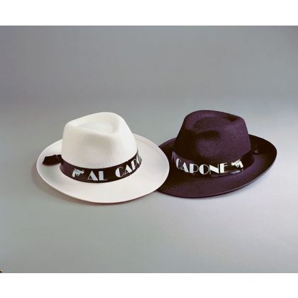 klobouk Al capone bílý