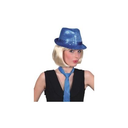 disco klobouk tmavě modrý