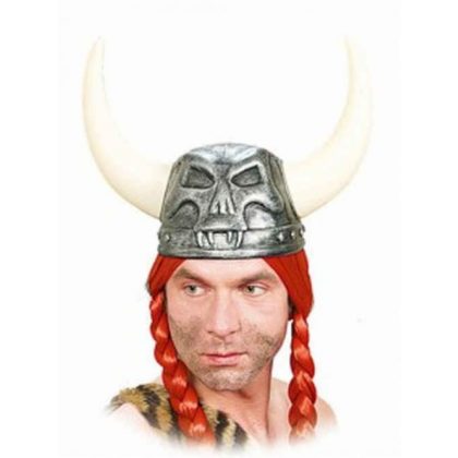 vikingská helma s rohy