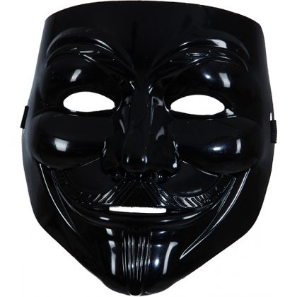 maska černá s plnovousem