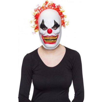 klaun maska s vlasy