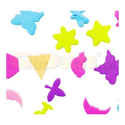 konfety různé tvary