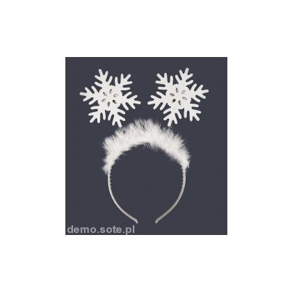 čelenka sněhová vločka