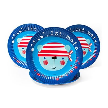 papírové talířky Ahoj, 18cm