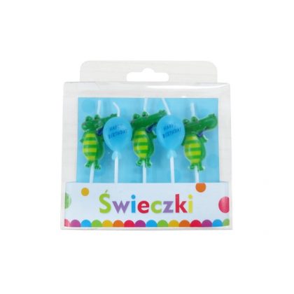 narozeninové svíčky krokodýl