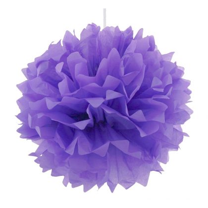 pompon fialový