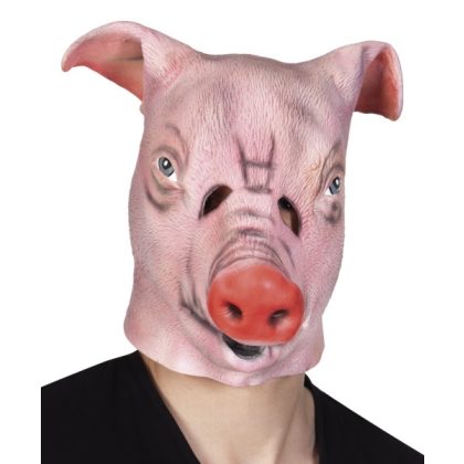 maska prasečí hlava před porážkou