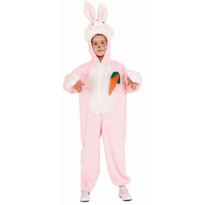 kostým růžový zajíc de luxe