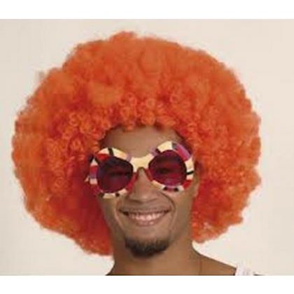 Obří afro oranžové