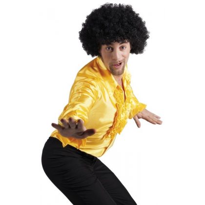 Košile volány žlutá