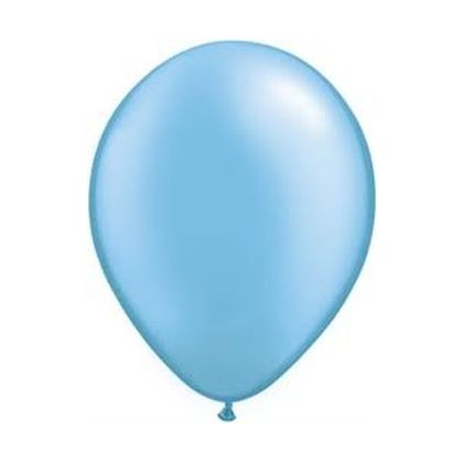 metalické balónky světle modré 11 "