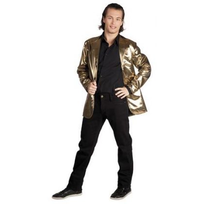 Kostým kabát zlatý
