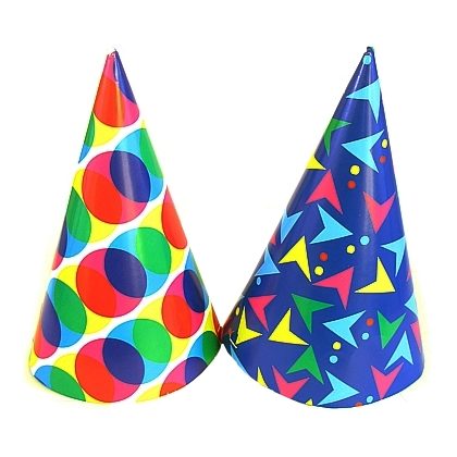 papírové čepičky