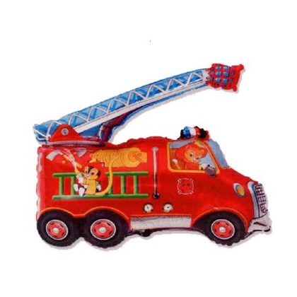 balon hasičské auto