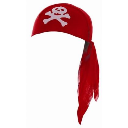 pirátská čapka červená dětská