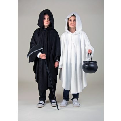 Foto - dětský plášť s kapucí černý