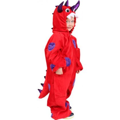 dětský kostým červený drak 152