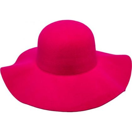 Foto - růžový klobouk dámský