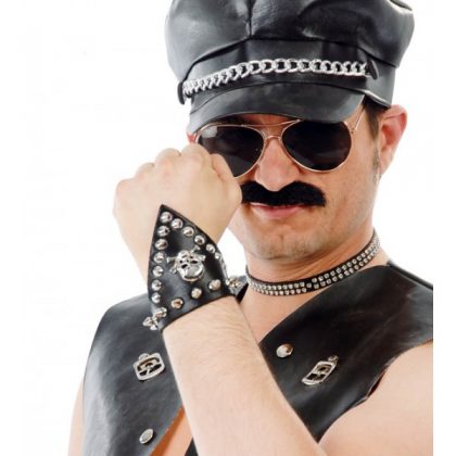 náramek punk s lebkou