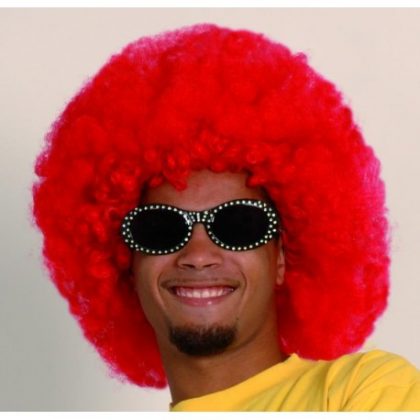 červené mega afro