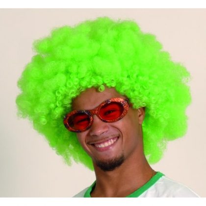 zelené mega afro