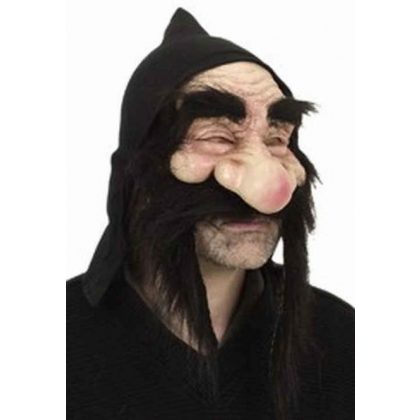 maska skřítek černá