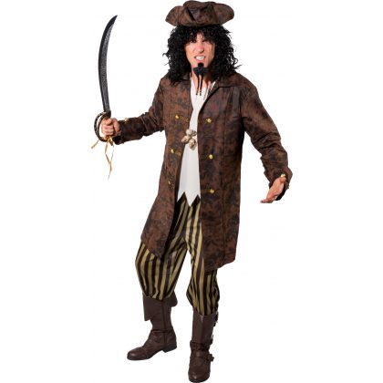 pirátský kabátec s kloboukem