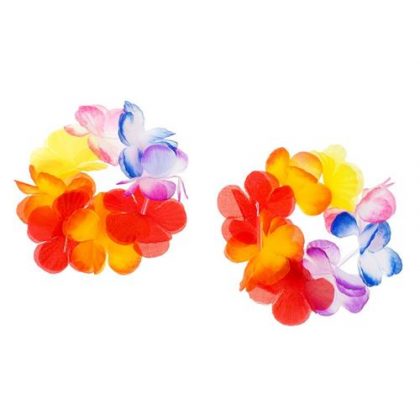 náramky květy na ruce 2 ks