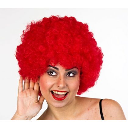 paruka afro červená dětská / dámská