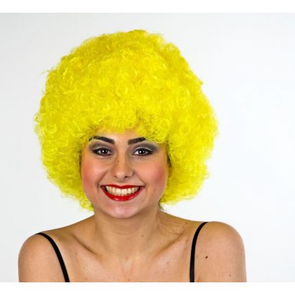 paruka afro žlutá dětská / dámská