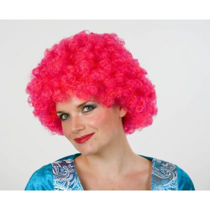 paruka afro růžová dětská / dámská