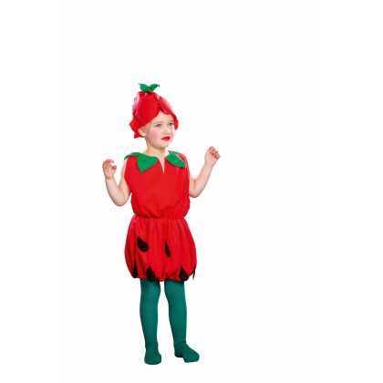 dětský kostým malá jahůdka 116/128 cm