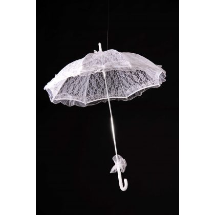 bílé paraple průměr 65 cm