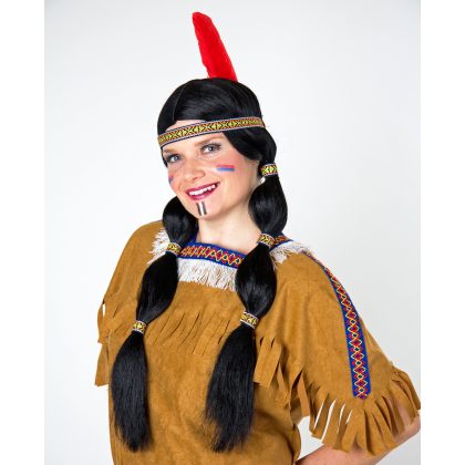 americká paruka Indiánka