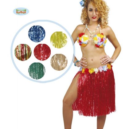 havajská sukně multicolor