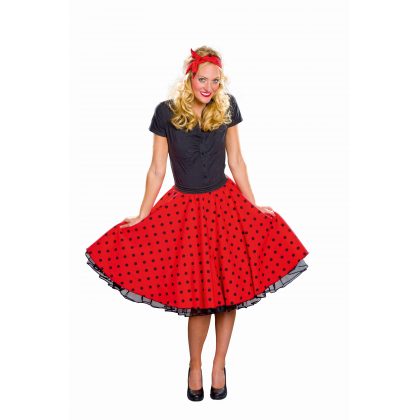 Foto - rock and roll sukně červená 44/46