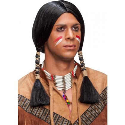 paruka indiánská krátké copy