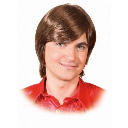 hnědá paruka pánská