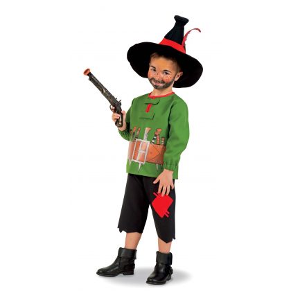 dětský kostým loupežník 128 cm