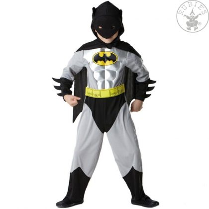 licenční chlapecký kostým Batman metallic