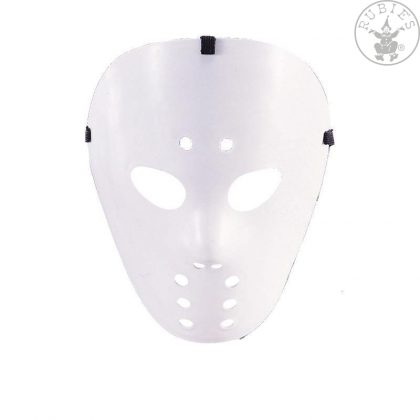 hokejová maska bílá