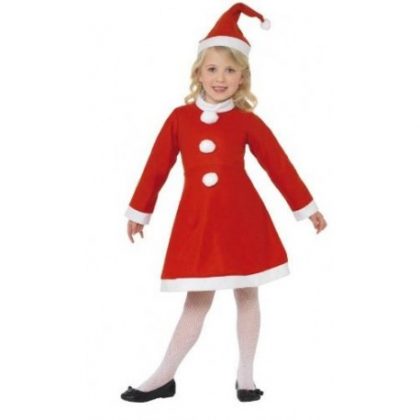 kostým holčičky Santa 4-6 let