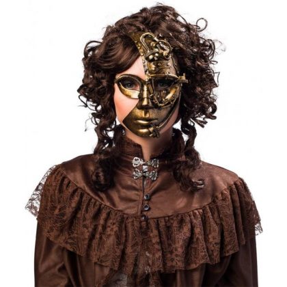 poloviční maska steampunk
