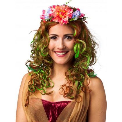 spona květy barevná